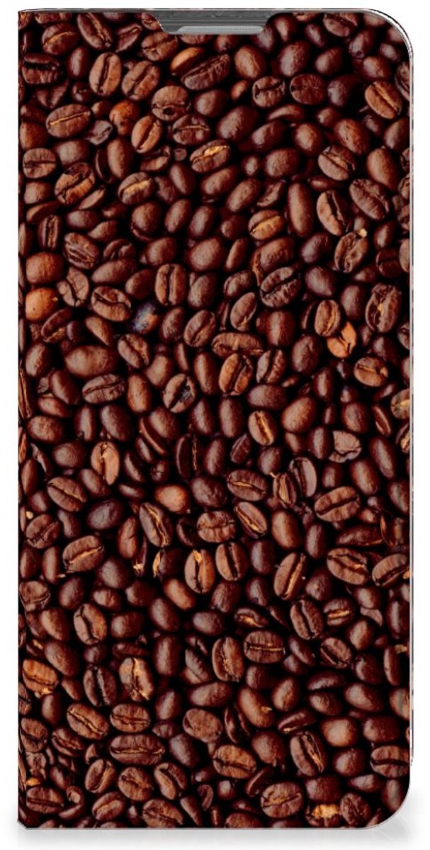 OPPO Reno8 Lite Flip Style Cover Koffiebonen