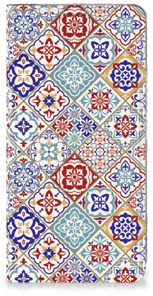 Standcase Hoesje voor Xiaomi Redmi 12 4G Standcase Tiles Color
