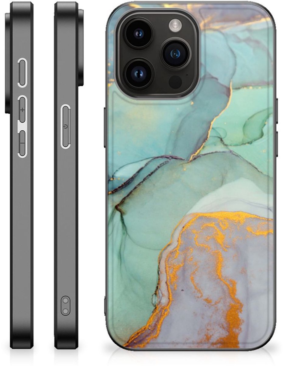 Kleurrijke Telefoonhoesje voor iPhone 15 Pro Max Watercolor Mix