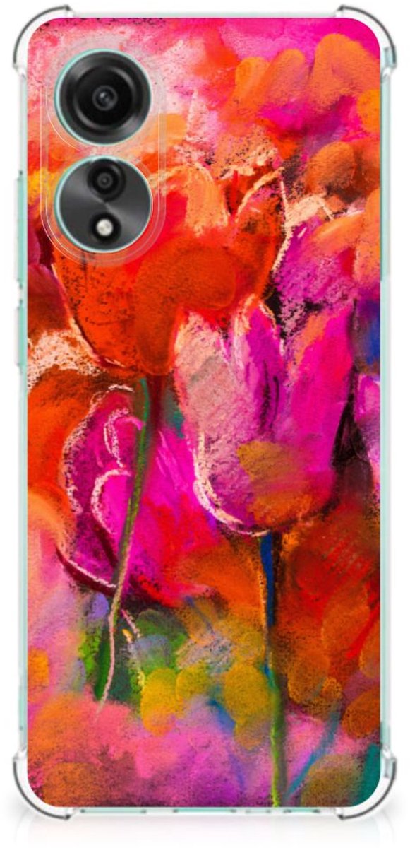 Back Cover OPPO A78 4G Tulips
