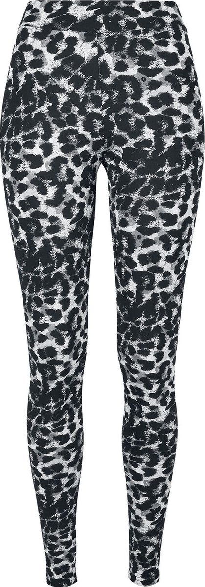 Urban Classics Soft AOP Dames Legging luipaard 3XL Print