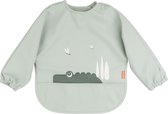 Done By Deer Bavoir Imperméable Avec Manches Croco Vert