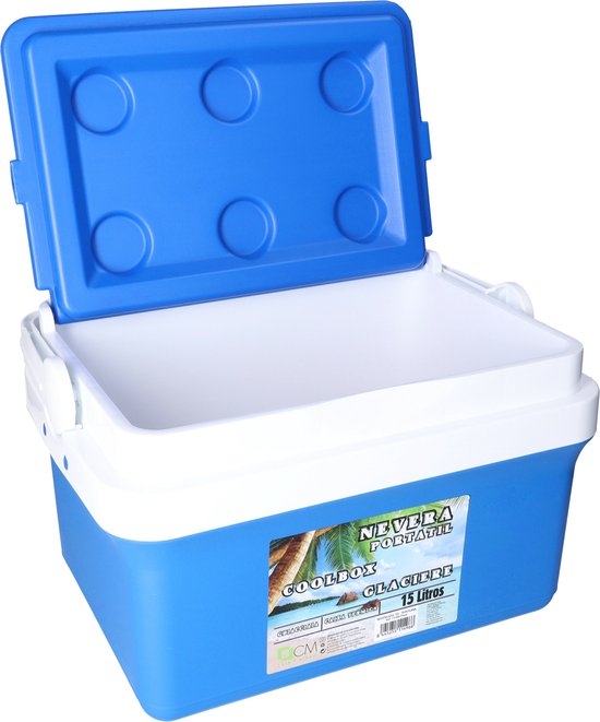 CM Iceberg koelbox - 15L - kunststof - blauw - 24 x 38 x 27 cm van CM — afbeelding 4