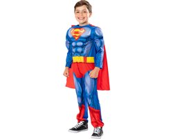 Superman Licentie Gespierd Lichtblauw - Kinderen - Maat 116-128