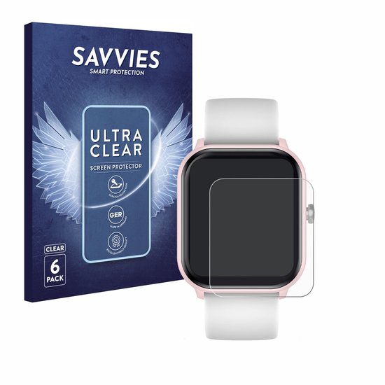 Savvies - Film de protection d'écran pour Ice-Watch ICE Smart Junior 3.0 - Transparent (6 pièces)