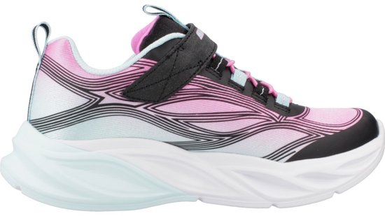 Cosmic Glow S-lights SKECHERS lichtgevende baskets zwart