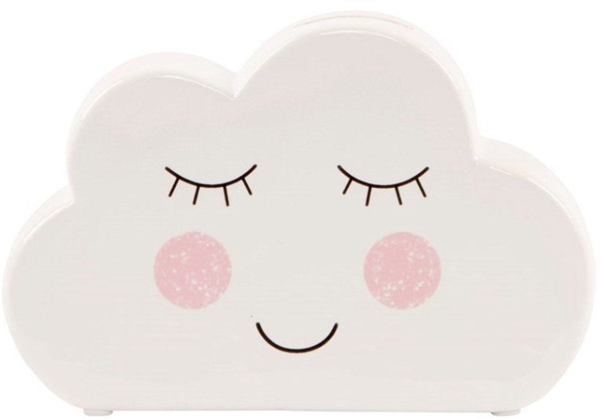 Sass & Belle  Reach for the sky - moneybox -  wolk spaarpot - sky moneybox - kinderkamer -