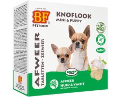 16x BF Petfood Hondensnoepjes Anti-Vlo Knoflook - Zeewier Mini 100 stuks