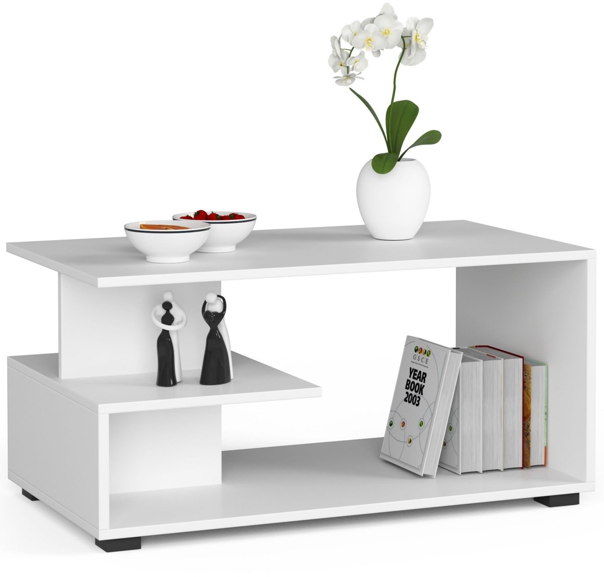 Salontafel Koffietafel PIN / AKORD Furniture Factory / Wit / 90 x 45 x 51 cm