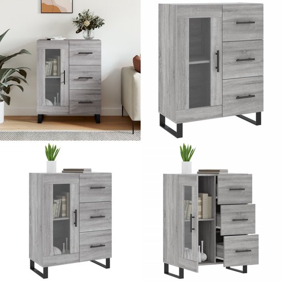 vidaXL - Dressoir - Multikleur - Hout | Leen Bakker