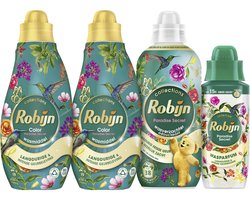 Robijn - Paradise Secret - 4 stuks - 2x wasmiddel + 1 wasverzachter + 1 wasparfum - Voordeelverpakking