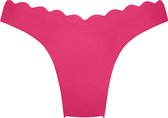 Hunkemöller Scallop High-Leg Bikini Bottoms Roze 2XL