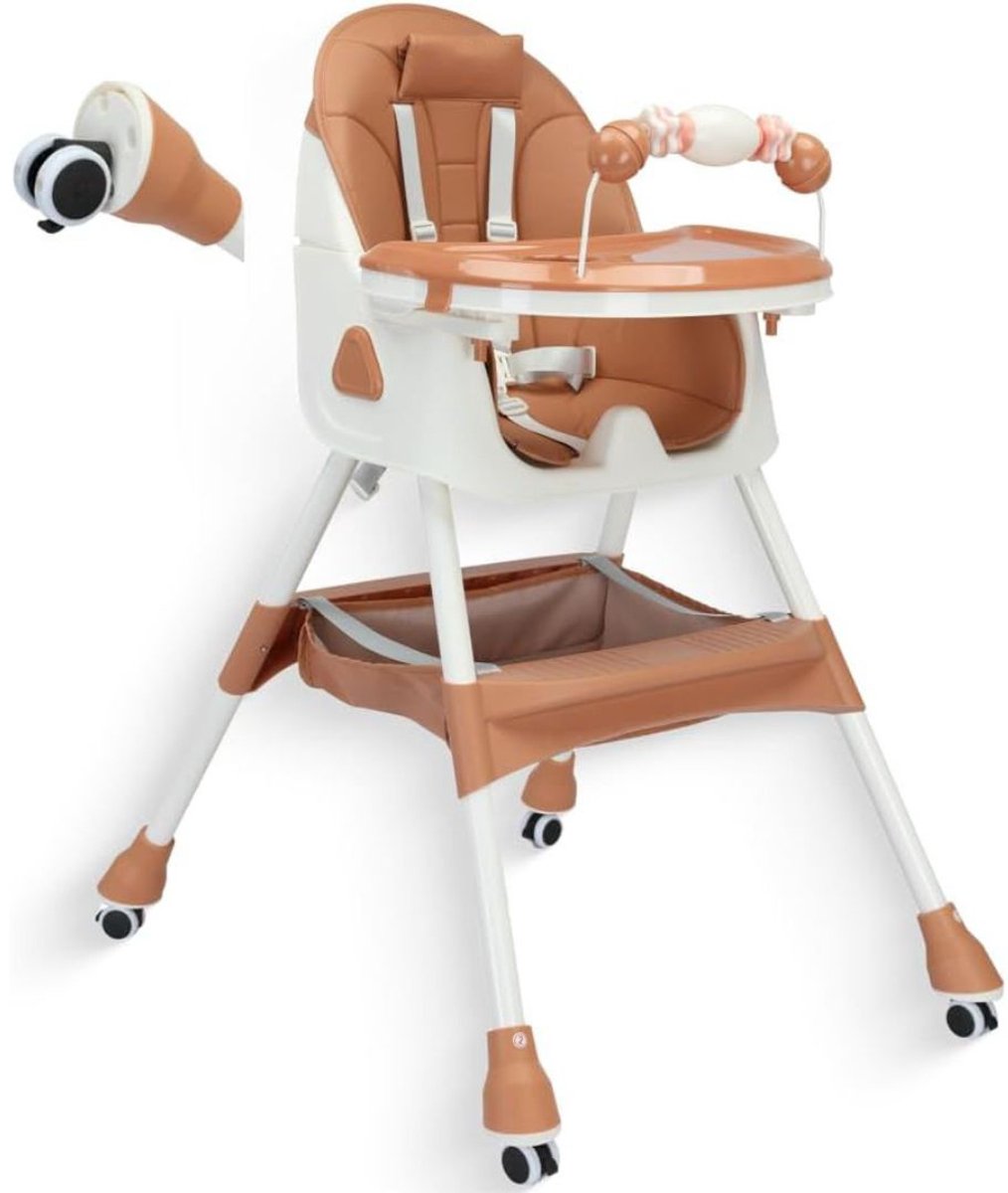 VELTRR® Kinderzetel - Eetstoel Baby 6 Maanden en Ouder - Kinder Eetstoel - Inklapbare Kinderstoel