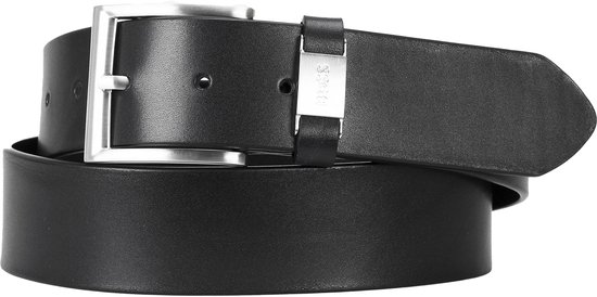 BOSS leren heren riem, donkerbruin