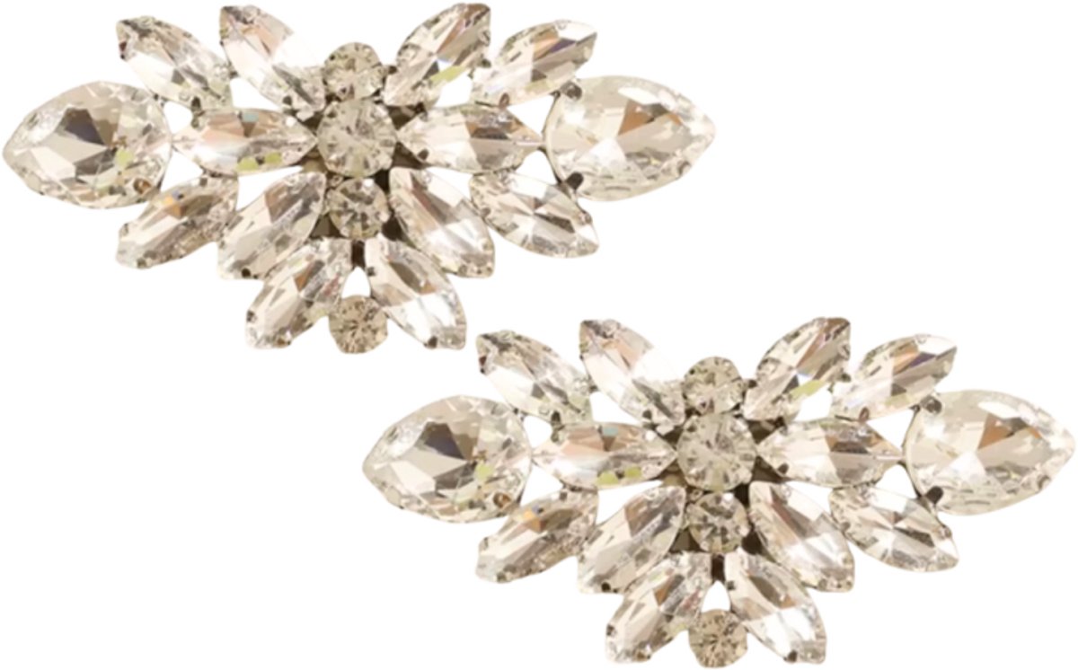 Schoen clips- zilverkleur - Trouwen-Charme Bijoux