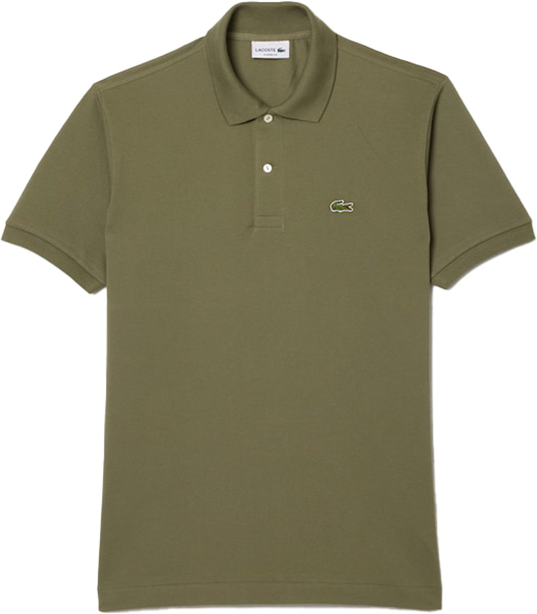 Lacoste Classic Fit polo kaki Groen