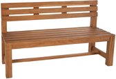 Banc de jardin CLP Augusta - bancs de jardin résistants aux intempéries - avec dossier - bois de teck - teak 180 cm