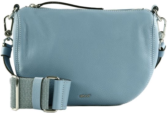 Sac Bandoulière En Cuir Rose Abro Leather Dalia Mina – Neuf Avec étiquettes, Fermeture éclair