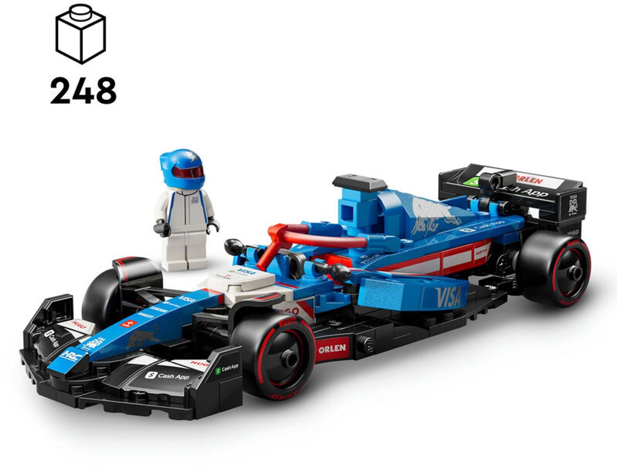 LEGO Speed Champions Visa Cash App RB VCARB 01 F1 racewagen Set - 77246 — afbeelding 19