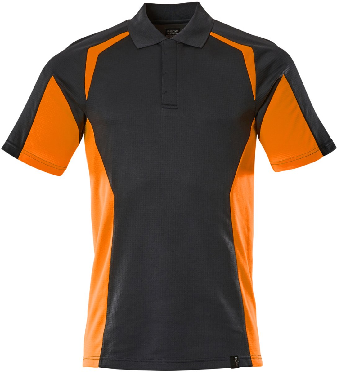 Mascot Accelerate Safe Poloshirt 22083-771 - donkermarine/hi-vis oranje - M