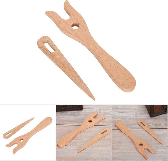 Houten breivork / lucet - Seegers Fournituren