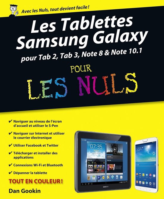 Les tablettes Samsung Galaxy Pour les Nuls - cover