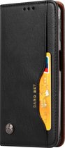 Samsung Galaxy A30s Hoesje - Mobigear - Card Set Serie - Kunstlederen Bookcase - Zwart - Hoesje Geschikt Voor Samsung Galaxy A30s