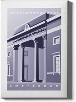 Walljar - Haarlemmerpoort - Muurdecoratie - Canvas schilderij