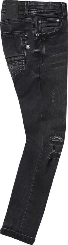 Vingino Jongens Flex-Fit Jeans - Dark Grey Vintage - Maat 116 | Bestel nu!