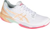 Asics Tennisschoen Solution Speed FF Clay Dames Wit Maat 41,5