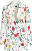 WE Fashion Dames blazer met bloemendessin