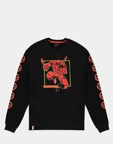 Marvel Deadpool Sweater/trui -M- The Logo Zwart