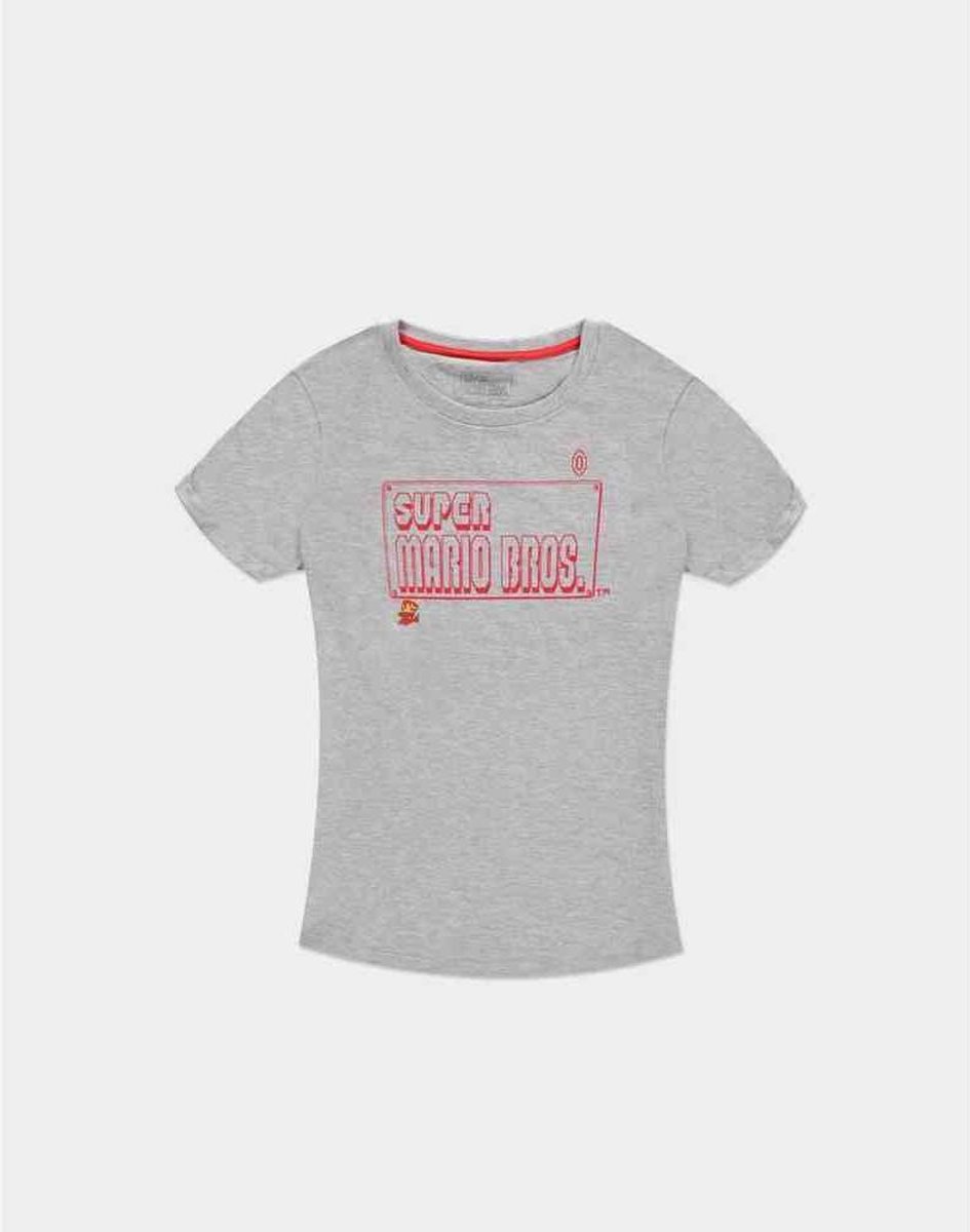 Nintendo 8Bit Super Mario Bros Womens Tshirt XL