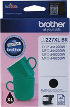 Brother LC-227XL - Inktcartridge - Zwart / Hoge Capaciteit
