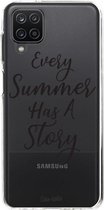 Casetastic Samsung Galaxy A12 (2021) Hoesje - Softcover Hoesje met Design - Summer Story Print