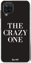 Casetastic Samsung Galaxy A12 (2021) Hoesje - Softcover Hoesje met Design - The Crazy One Print