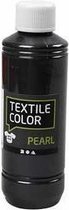 Textielverf - Grijs - Parelmoer - Creativ Company - 250 ml