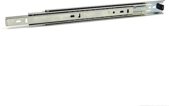 Coulisses de tiroir standard en acier Cobra® 200 mm - extension complète - montage latéral - capacité de charge de 20 kg