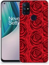 GSM Hoesje OnePlus Nord N10 5G TPU Bumper Red Roses