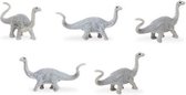 Safari Speelgoedfiguren Apatosaurus Junior Grijs 192 Stuks