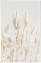 JUNIQE - Poster in kunststof lijst Dried Flowers Lagurus 2 -20x30