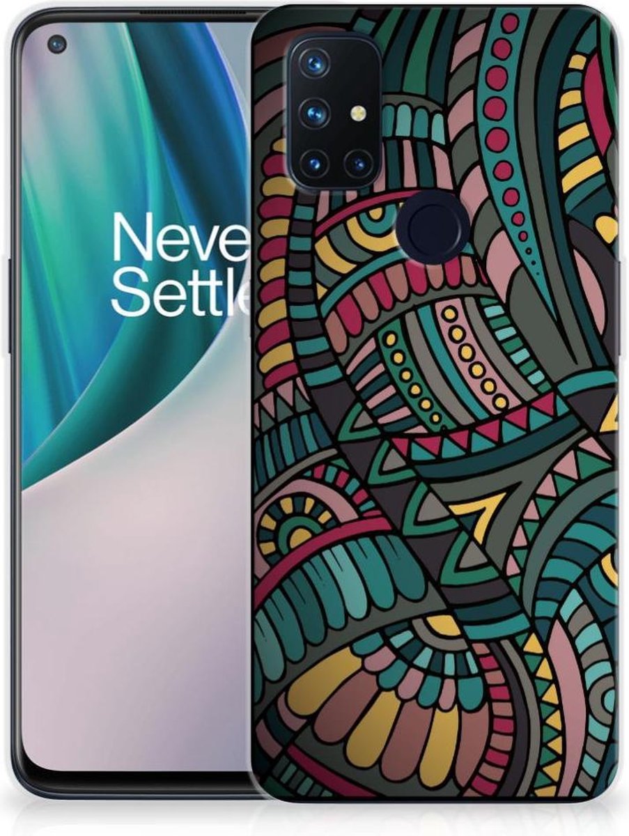 TPU Hoesje voor OnePlus Nord N10 5G TPU bumper Aztec
