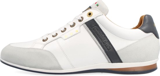 Pantofola d'Oro Roma Uomo Lage Bright Witte Heren Sneaker