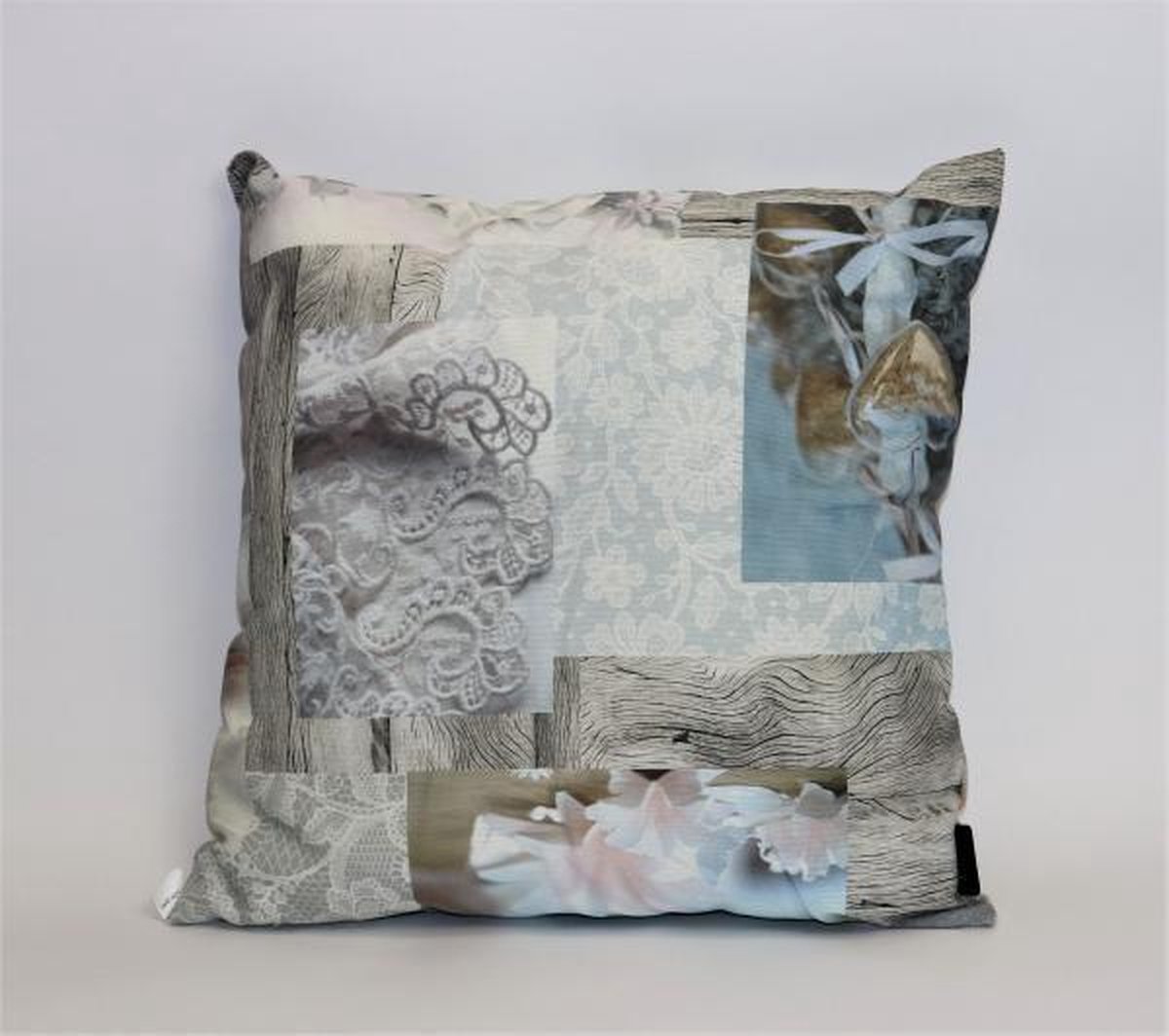 Madison sierkussen 45x45 cm Marinde grey