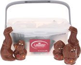 Libeert Dinochocolade - 10 x Dino in een herbruikbare opbergbox - 425g