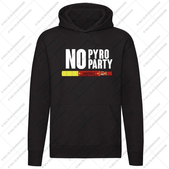 Brouwerij chef doe alstublieft niet No Pyro No Party Trui met capuchon | PSV | vuurwerk |hoodie | unisex |  sweater | Zwart | bol.com
