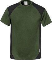 Fristads T-Shirt 7046 Thv - Legergroen/zwart - 2XL