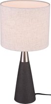LED Tafellamp - Tafelverlichting - Torna Menpa - E27 Fitting - Rond - Beton - Beton