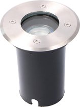 LED Grondspot - Shina Aton - Inbouw - Rond - GU10 Fitting - Waterdicht IP67 - RVS Geborsteld