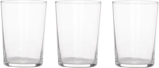 36x Stuks stapelbare waterglazen transparant basic 500 ml - Glazen -  Drinkglas/waterglas | bol.com